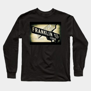 Franklin Avenue, Culver City, California by Mistah Wilson Long Sleeve T-Shirt